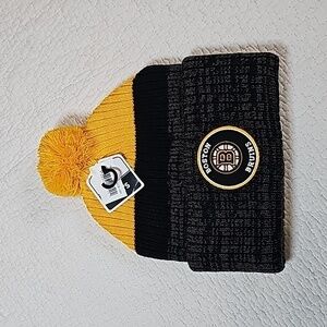 NWT Boston Bruins NHL Official Freezer Knit Beanie